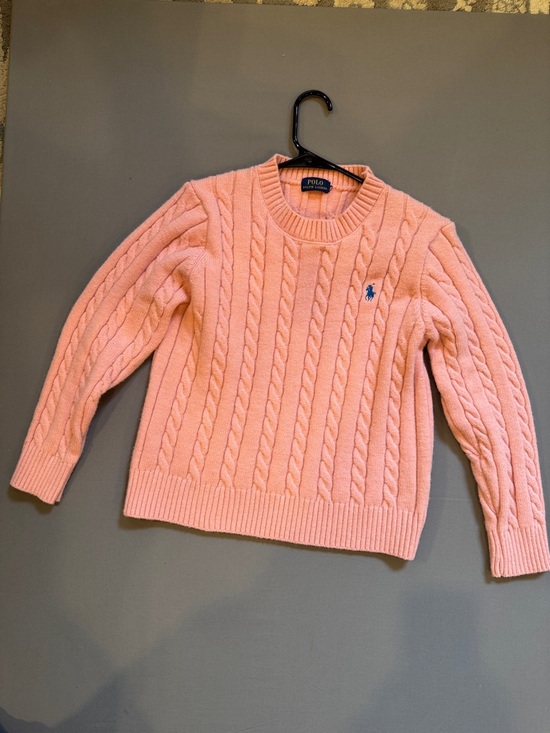 Ralph Lauren Sweaters - Ralph Lauren Pink Cable-Knit Pullover Sweater